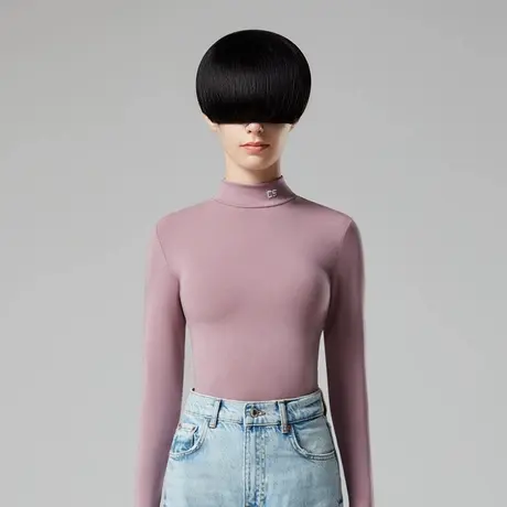 【秒】螃蟹秘密保暖内衣女中高领冬季发热含桑蚕丝打底上衣商品大图