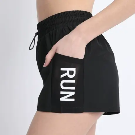 运动短裤女防走光宽松速干外传高腰休闲跑步健身瑜伽短裤商品大图