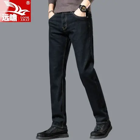 牛仔裤男春秋季新款韩版潮流修身小脚裤子复古百搭运动休闲长裤潮商品大图