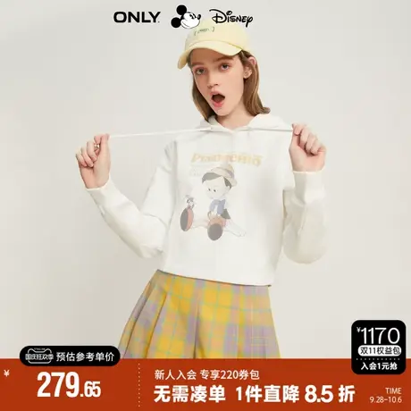 ONLY2023秋季新款DISNEY匹诺曹联名连帽长袖卫衣女|12319S025商品大图