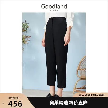 音儿美地女装2023春季新款弹力舒适小脚铅笔裤休闲裤商品大图