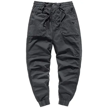 VIP工装裤男士潮流ins宽松运动休闲裤春秋薄款日系复古哈伦束脚裤商品大图