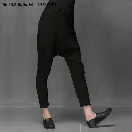 S·DEER＼CONCEPT圣迪奥专柜正品女秋中性休闲哈伦裤女裤5180836商品大图