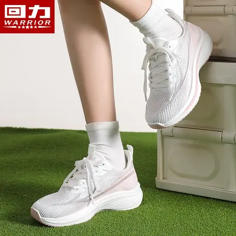 回力女鞋2023新款秋季透气网面鞋软底休闲飞织网鞋运动鞋跑步鞋女图片