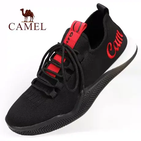 Camel/骆驼春夏季舒适透气青年潮流抵帮户外休闲运动男式旅游鞋子商品大图