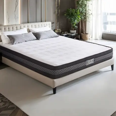 富安娜床垫十大名牌防螨抗菌独袋弹簧床垫席梦思适中偏硬椰棕床垫图片