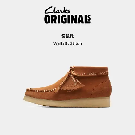 Clarks其乐Originals袋鼠靴女鞋早秋复古潮流舒适休闲高帮鞋靴商品大图