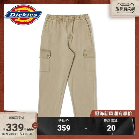 Dickies 春夏休闲 松紧腰头 工装长裤 男女同款情侣休闲商品大图