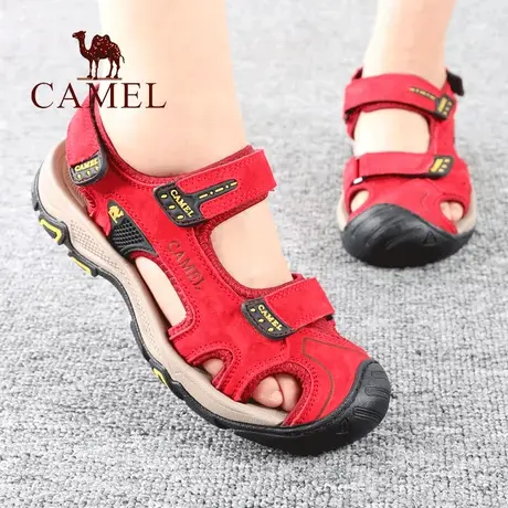 Camel/骆驼女鞋夏季新款品镂空透气正户外休闲徒步旅游沙滩凉鞋子商品大图