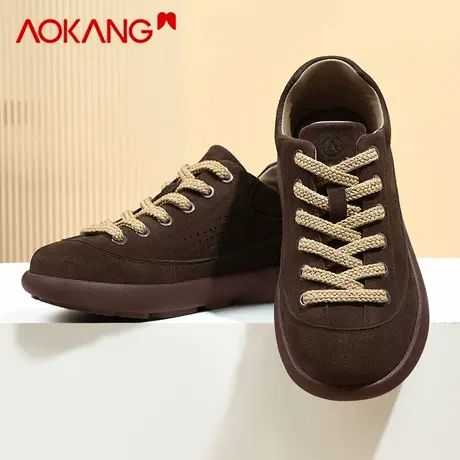 奥康德训鞋男2026新款春季软底轻便不累脚休闲板鞋男士百搭运动鞋商品大图