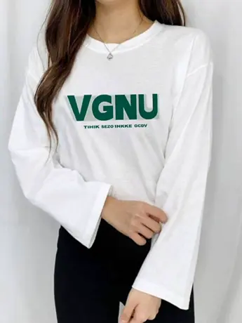 白色仿棉长袖t恤2023早秋新款欧货女装冬季加绒内搭打底衫上衣服商品大图