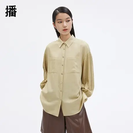 【呼呼专享】播broadcast翻领落肩衬衫骊山语罢图片