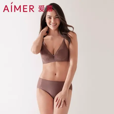 爱慕内裤女轻薄棉质底裆中腰平角裤AM238551图片