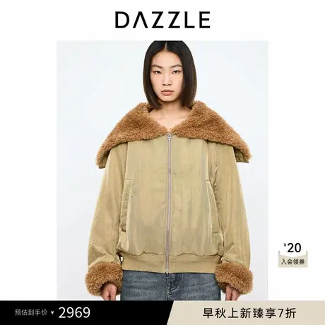 DAZZLE地素奥莱 棉衣/棉服冬季休闲翻领棉服商品大图