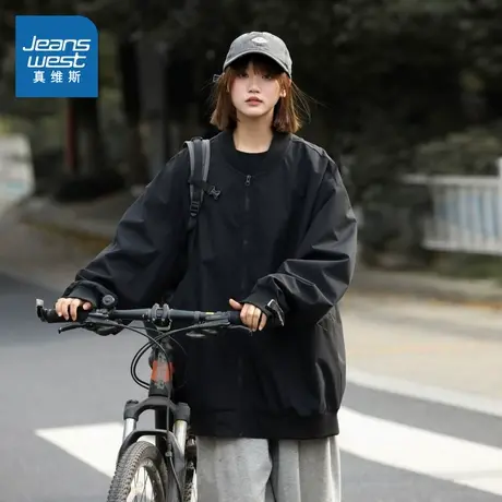 LE真维斯2025春季新款 宽松休闲cleanfit百搭多色男女同款外套商品大图