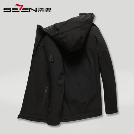 【清仓】柒牌奥莱男装羽绒服男士棉服外套商务休闲时尚保暖棉衣图片
