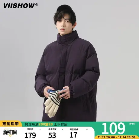 VIISHOW棉衣面包服宽松潮牌加厚衣服美式棉服男保暖男生痞帅冬季商品大图