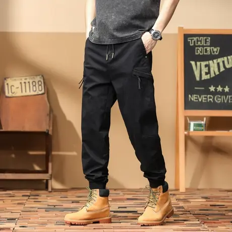 裤子男款秋冬季工装裤男士上档次裤子时尚潮流百搭工装裤宽松潮流商品大图