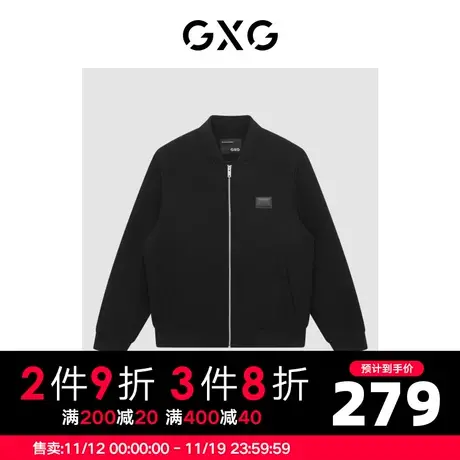 GXG男装 冬季时尚休闲帅气个性潮青年夹克外套GC121017J商品大图
