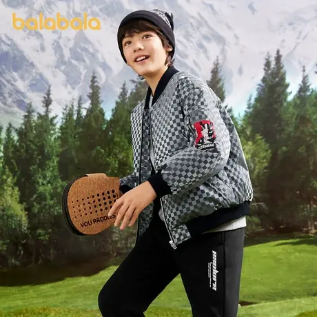 【奥特曼IP】巴拉巴拉儿童羽绒服春新款2025保暖男童外套时尚洋气商品大图