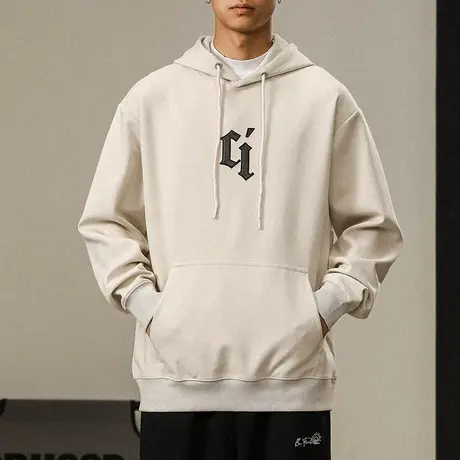 秋季男装潮牌卫衣时尚潮流青少年简约长袖圆领卫衣韩版休闲外套图片