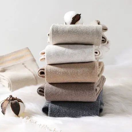 竖条棉打底裤女外穿春秋薄绒款显瘦螺纹灰色连裤袜2019新款裤子商品大图