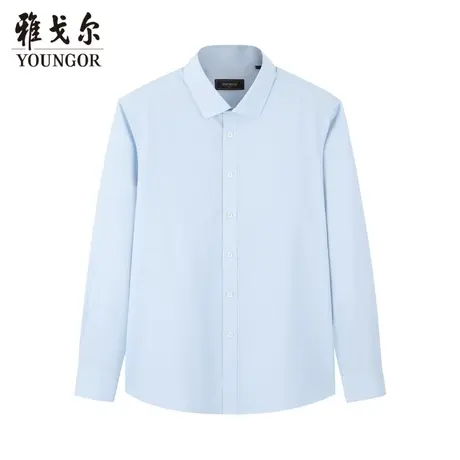 【格纹DP免烫】雅戈尔官方24春新品商务休闲修身通勤长袖衬衫男图片