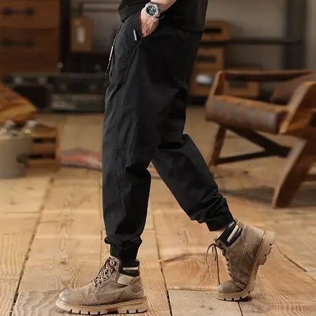 Modi Nick/摩帝尼克工装休闲裤男款裤子宽松大码休闲舒适男士长裤商品大图