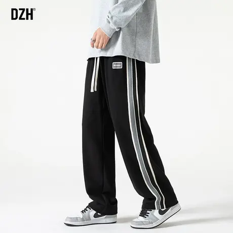 青少年篮球卫裤男美式春秋款2024新款宽松阔腿裤运动裤休闲长裤子商品大图