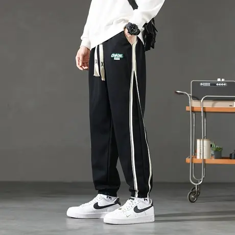 春秋季青少年长裤子男孩初中高中学生帅气休闲运动裤大童男装卫裤商品大图