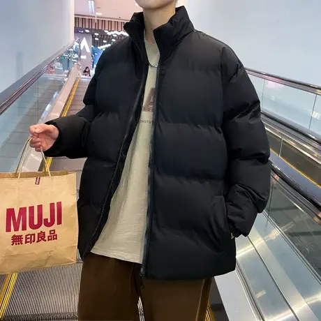 棉服男款冬季潮牌加厚面包服外套2023新款美式宽松羽绒棉衣棉袄子商品大图