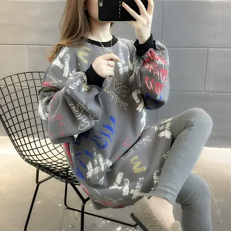 卫衣2023年新款女装韩版秋冬季秋款秋装宽松女士加厚上衣外套爆款图片