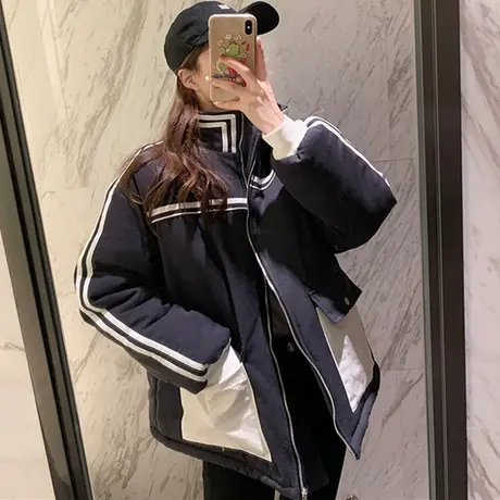 棉袄棉衣服女2019新款潮冬季外套学生韩版宽松加厚面包服oversize图片