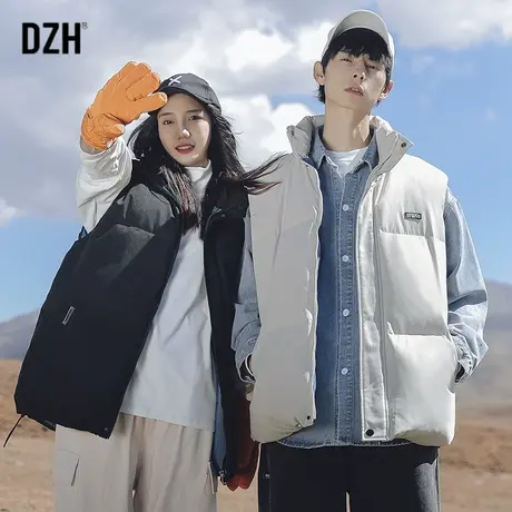 男士情侣工装棉马甲男秋冬款外穿无袖背心男款冬季棉服外套情侣装商品大图