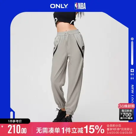 ONLY秋季NBA联名款潮酷休闲束脚裤休闲裤女|123214029商品大图