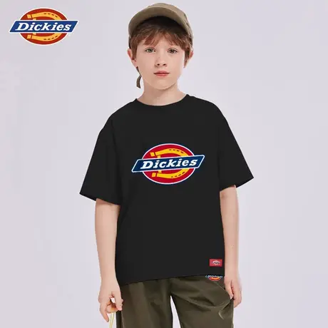 Dickies童装男童短袖t恤夏季儿童纯棉美式休闲半袖男孩夏款体恤A商品大图