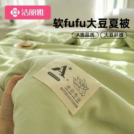 洁丽雅大豆被夏季空调被夏凉被单人夏被可机洗薄被子被芯2025新款商品大图