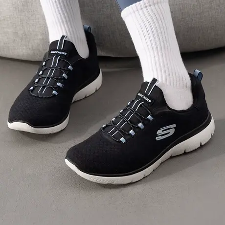 斯凯奇（Skechers）秋季新款女鞋软底妈妈鞋中老年休闲鞋散步鞋走商品大图