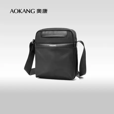 奥康男士包包时尚百搭青年人小包包织物休闲男单肩包青年斜挎包潮图片