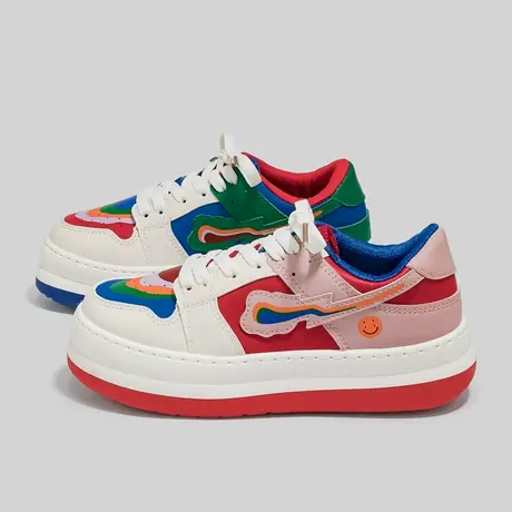 Betoo 鸳鸯鞋女爆款鞋子女ins潮2022新款小白鞋运动板鞋春秋季图片