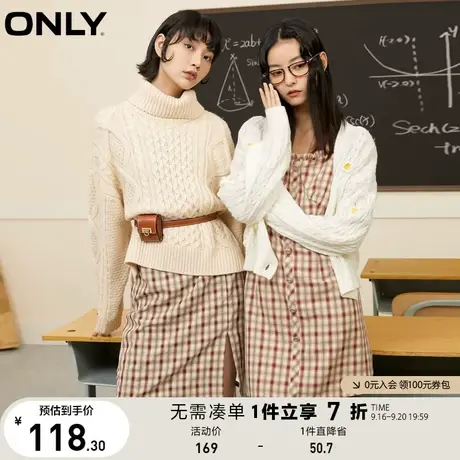 ONLY奥莱夏季泡泡袖收腰方领小妖精裙连衣裙女图片