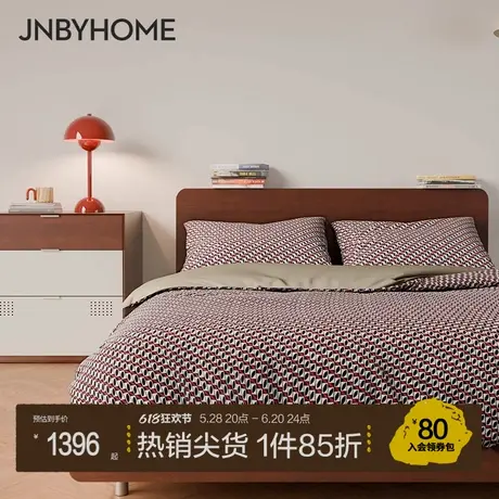 JNBYHOME江南布衣25新品全棉四件套床单被套床品套件liberty印花图片
