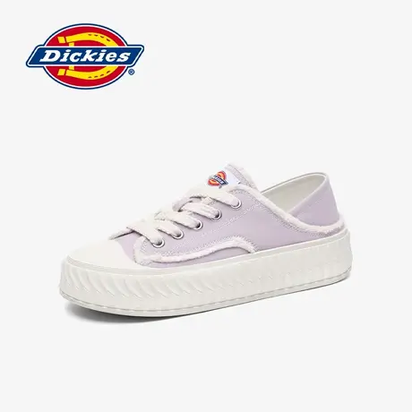 Dickies女鞋2025新款夏季帆布鞋女透气厚底一脚蹬两穿半拖鞋潮鞋图片