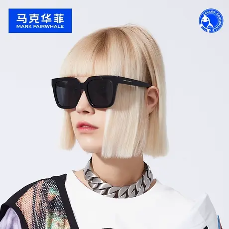 MARK马克华菲方形框太阳镜女款偏光墨镜男大脸显瘦防晒眼镜时尚潮图片