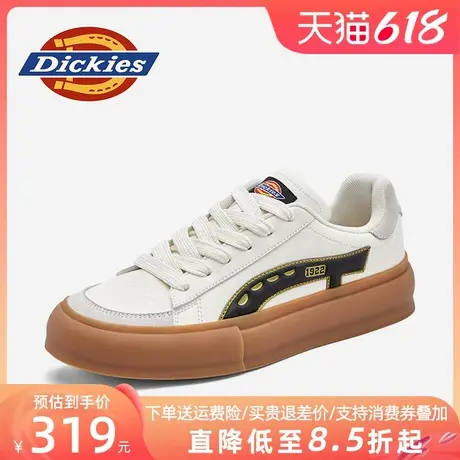 Dickies板鞋男款2025新款夏季透气鞋子男鞋百搭小白鞋男士休闲鞋图片