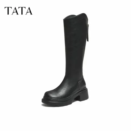 TATA他她软糖靴2025长筒靴百搭骑士靴厚底加绒美拉德靴子CE301DG5商品大图