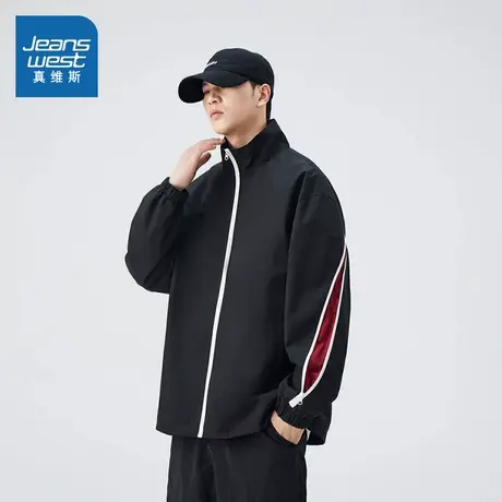 LE真维斯2025年春季新款 宽松时尚潮流防风保暖男女同款休闲外套商品大图