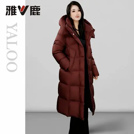 雅鹿官方情侣同款羽绒服2025冬季新款中长加厚防寒保暖大码外套商品大图