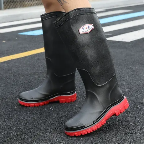 2023新款雨靴长筒雨天专用防滑防水成人雨鞋外出钓鱼洗车男款胶鞋商品大图