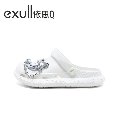 exull/依思Q洞洞鞋女2024新款网红高级感舒适优雅防滑外穿包头拖图片